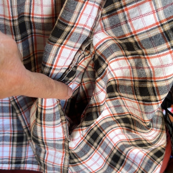 J Jill Plaid Button Down Large Petite - Picture 7 of 7